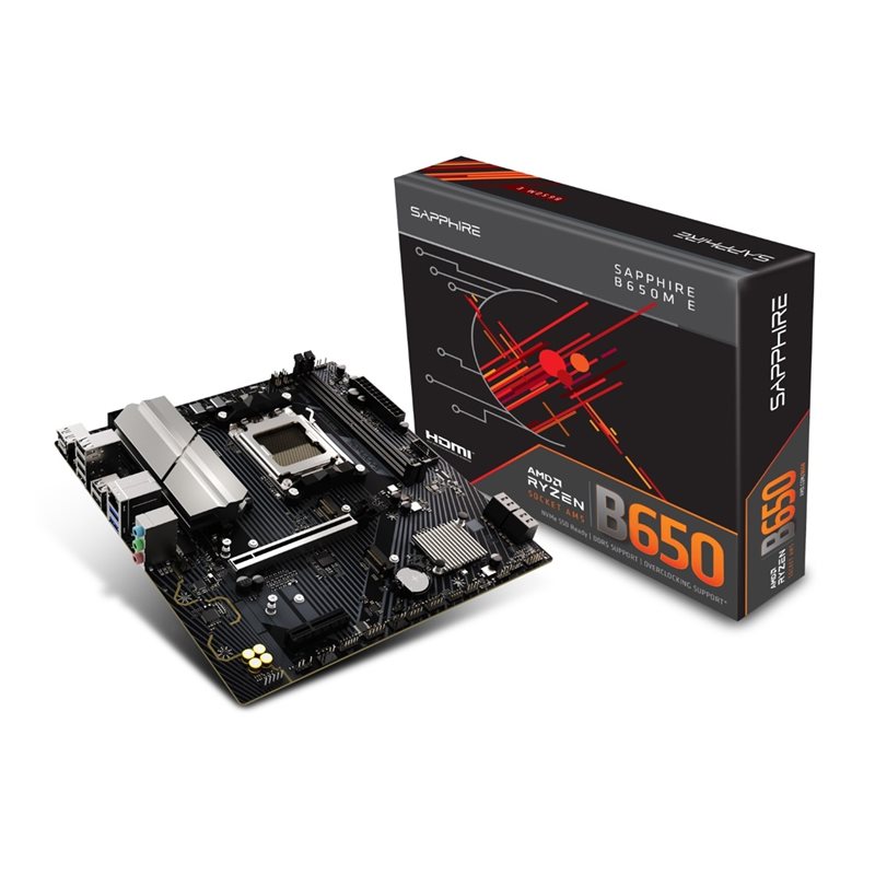 Sapphire B650M-E, mATX-emolevy