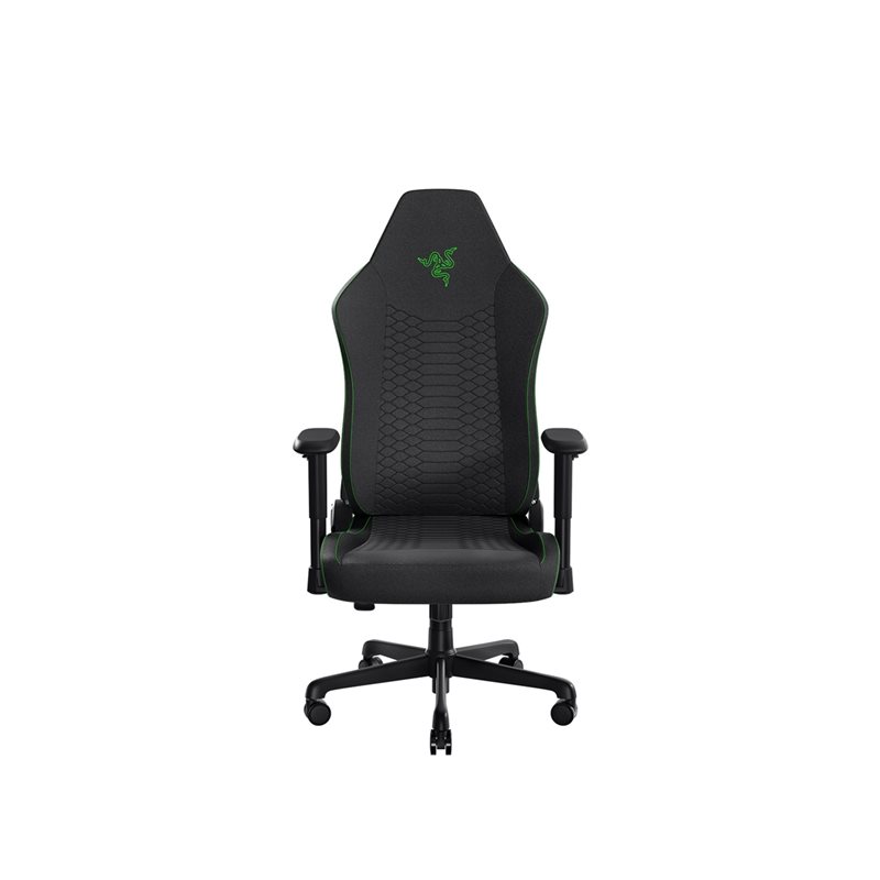 Razer Iskur V2 X - Black Fabric, kangasverhoiltu pelituoli, musta