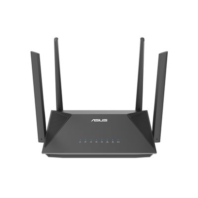 Asus RT-AX52, Dual Band WiFi 6 -reititin, 802.11ax, musta