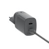 Unisynk 35W USB-C -verkkovirtalaturi matkasovittimilla, 2x USB-C, PD3.0, harmaa