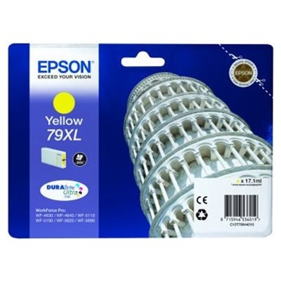 Epson 79XL mustepatruuna, keltainen, jopa 2000 sivua