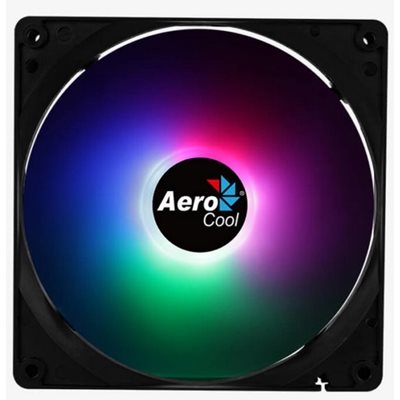Aerocool Frost 14, 140mm FRGB -laitetuuletin, musta