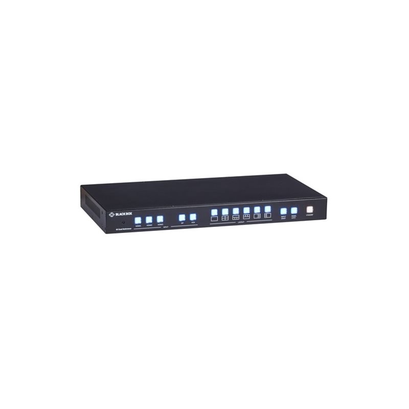 Black Box Quad MultiViewer - 4K60, musta