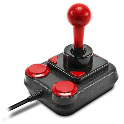 Speedlink Competition Pro Extra USB Joystick -peliohjain, USB, musta/punainen