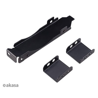 Akasa Tuulettimien asennusrautasarja, PCI Slot, 1x/2x 80/92mm tuulettimelle, musta
