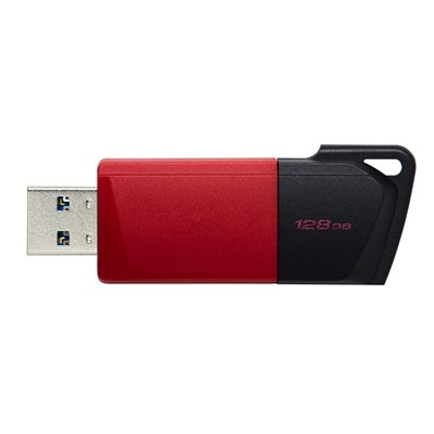 Kingston 128GB DataTraveler Exodia M, 3.2 Gen1 USB-A -muistitikku, musta/punainen