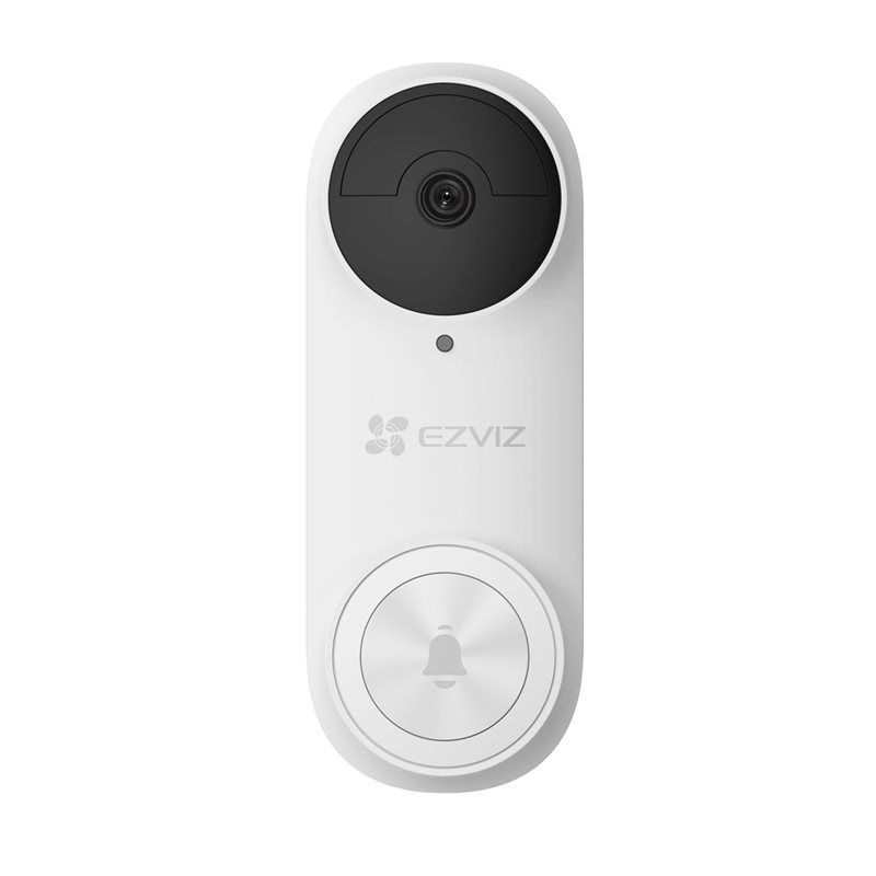 EZVIZ DB2, akkukäyttöinen Wi-Fi-kamera-ovikello, 2000x1504, valkoinen