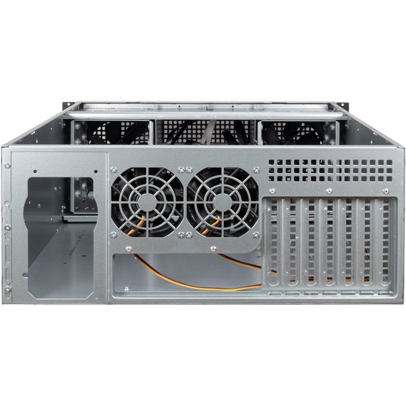 Inter-Tech IPC 4U-40255, räkkiasennettava serverikotelo, 4U, musta/harmaa - Kuva 2