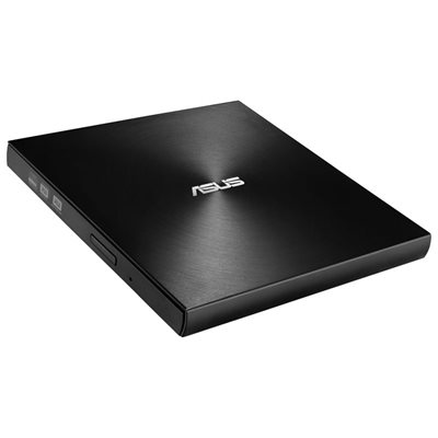 Asus ZenDrive U7M (SDRW-08U7M-U), ultraohut ulkoinen 8x polttava DVD-asema, 2.0 USB-A, musta