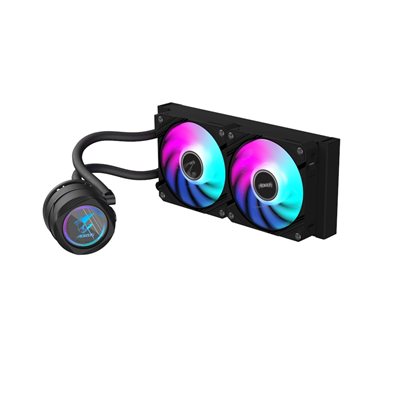 Gigabyte AORUS WATERFORCE II 240, 240mm AIO-nestejäähdytysratkaisu prosessorille, musta
