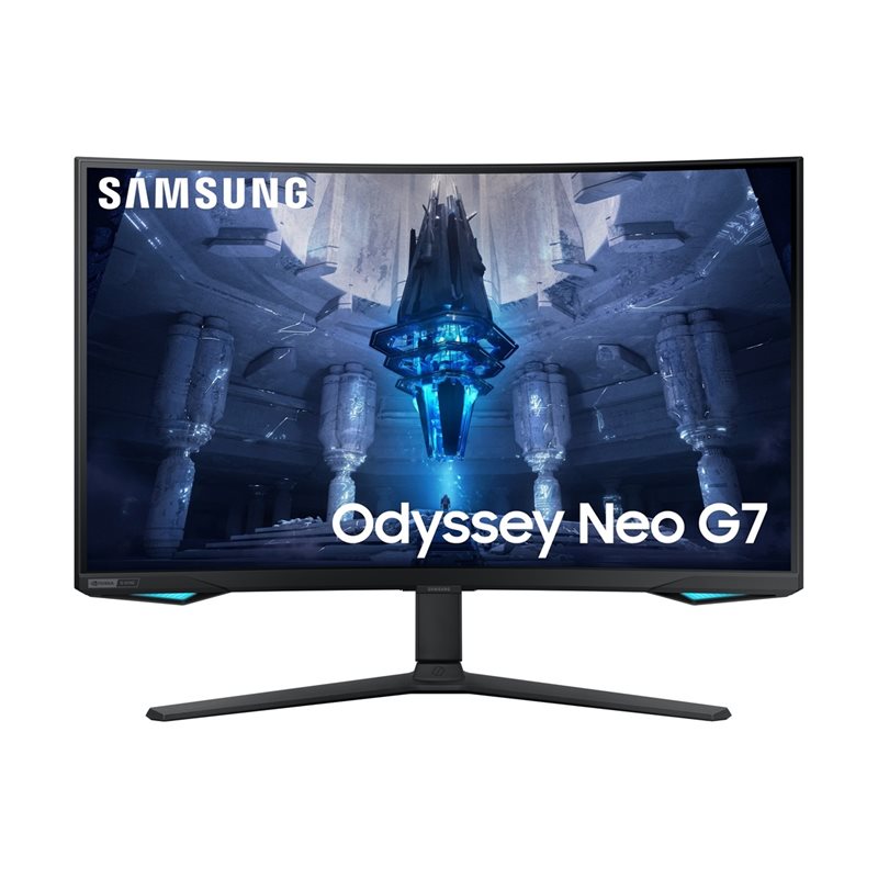 Samsung 32" Odyssey Neo G7 S32BG75, 165Hz kaareva UHD-pelimonitori, musta