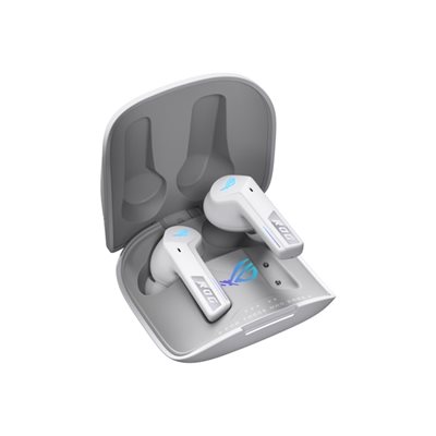 Asus ROG Cetra True Wireless SpeedNova, langattomat pelinappikuulokkeet mikrofonilla, valkoinen