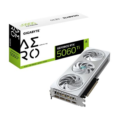Gigabyte GeForce RTX 5060 Ti AERO OC -näytönohjain, 16GB GDDR7