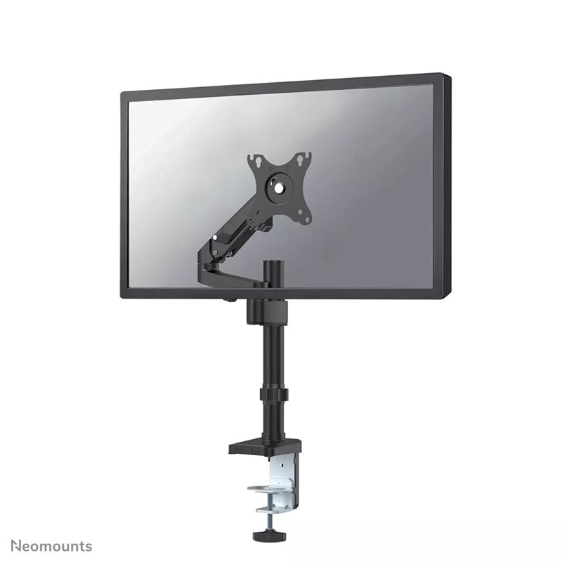 Neomounts 17-27" Desk Pole Mount Clamp/Grommet, näyttövarsi pöydälle, musta