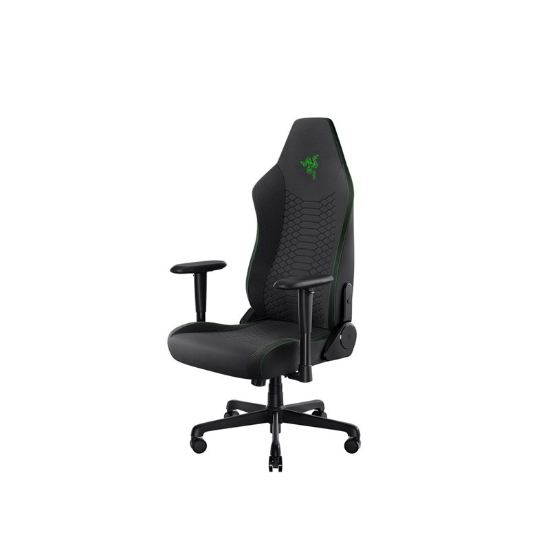 Razer Iskur V2 X - Black Fabric, kangasverhoiltu pelituoli, musta