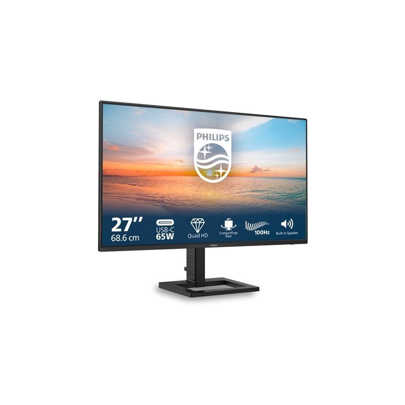 Philips 27" 27E1N1600AE/23, 120Hz QHD-monitori, musta