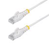 StarTech.com U/UTP Cat6 Slim laitekaapeli, LSZH, 0,25m, valkoinen