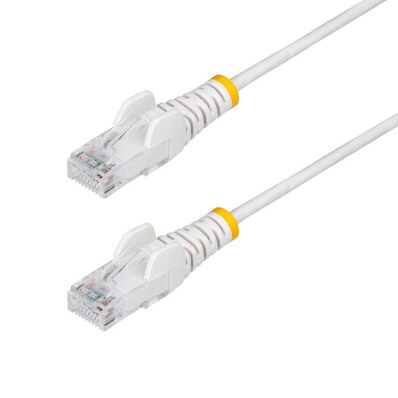 StarTech.com U/UTP Cat6 Slim laitekaapeli, LSZH, 0,25m, valkoinen