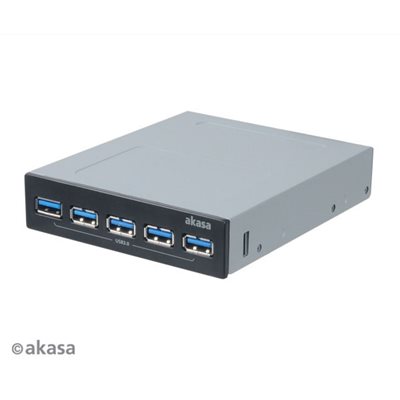 Akasa InterConnect Pro 3.5" etupaneeli, 5x USB 3.0