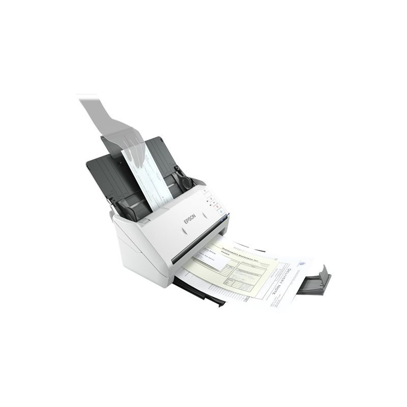 Epson WorkForce DS-530 -asiakirjaskanneri, A4, dupleksi, valkoinen/must