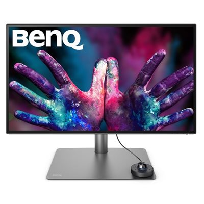 BenQ 27" PD2725U, 4K UHD -monitori, musta/harmaa