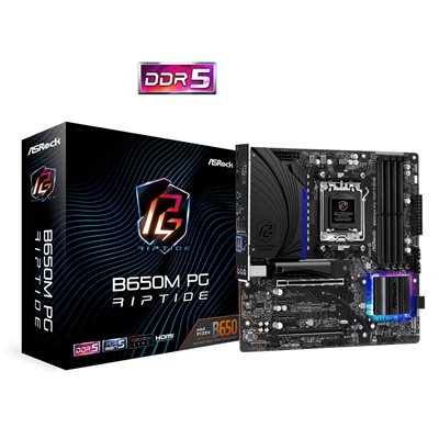 ASRock B650M PG Riptide, mATX-emolevy