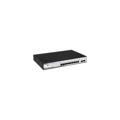 D-Link Hallittava kytkin, 10x10/100/1000Mbps, Layer2, PoE, 2xSFP