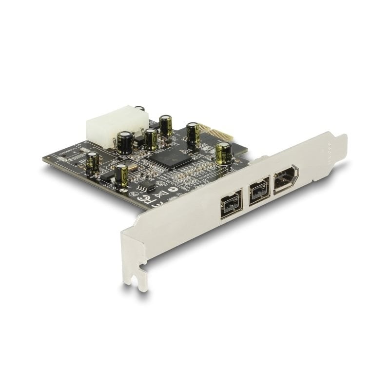 DeLock Firewire 2x 800Mb/s + 1x 400Mb/s, PCIe x1 -lisäkortti