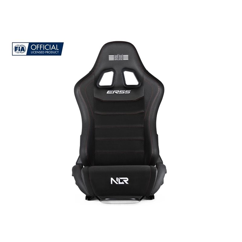 Next Level Racing ERS5 Elite Reclining Seat -sarjan istuin, Leather & Suede Edition, musta