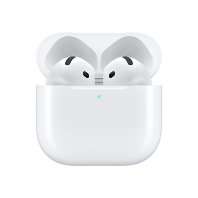 Apple AirPods 4 -nappikuulokkeet mikrofonilla, 4.gen, valkoinen