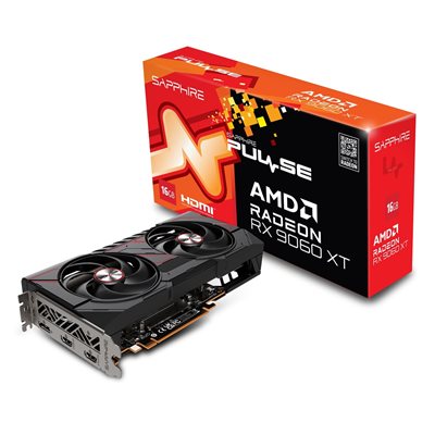 Sapphire Radeon RX 9060 XT PULSE -näytönohjain, 16GB GDDR6