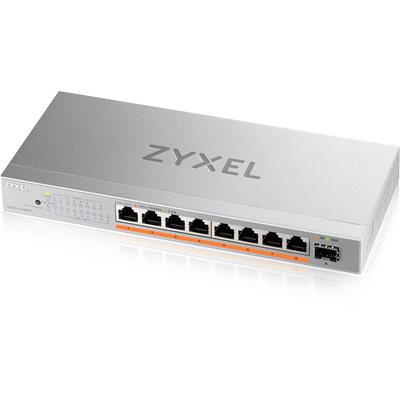 ZyXEL Kytkin XMG-108 8 Port 10/2,5G MultiGig PoE++ ei hallittava