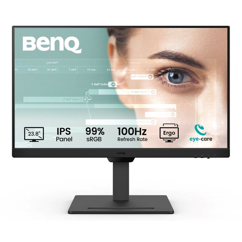 BenQ 24" GW2490T, 100Hz Full HD -monitori, musta