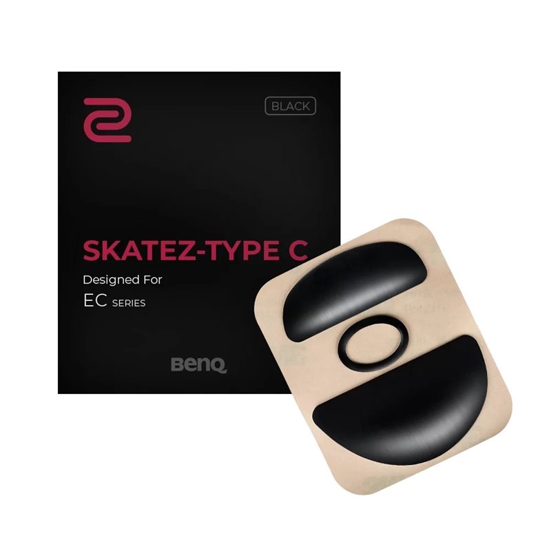 ZOWIE Skatez-Type C Controlling Glide, liukuvuuden hallinta, musta