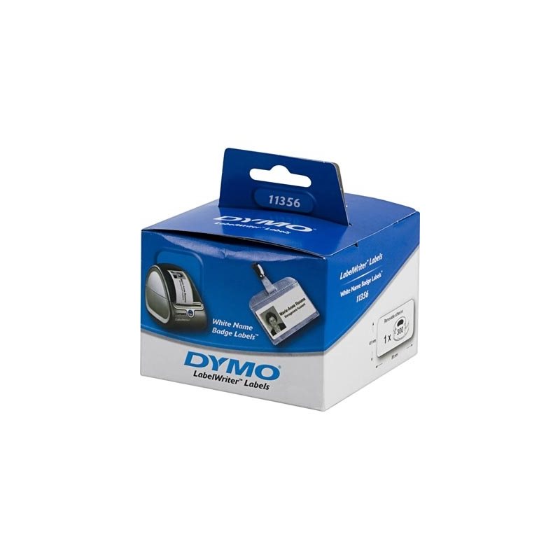 Dymo LabelWriter nimitarra, 89x41 mm, valk, 1-pakkaus (300 kpl)
