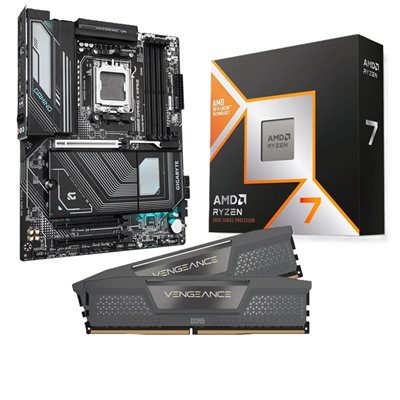 Gigabyte B850 GAMING X WIFI6E + Ryzen 7 9800X3D + 32GB DDR5 6000MHz -tuotepaketti