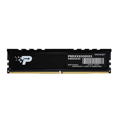 Patriot 16GB (1 x 16GB) Premium Signature, DDR5 5600MHz, CL46, 1.1V, musta