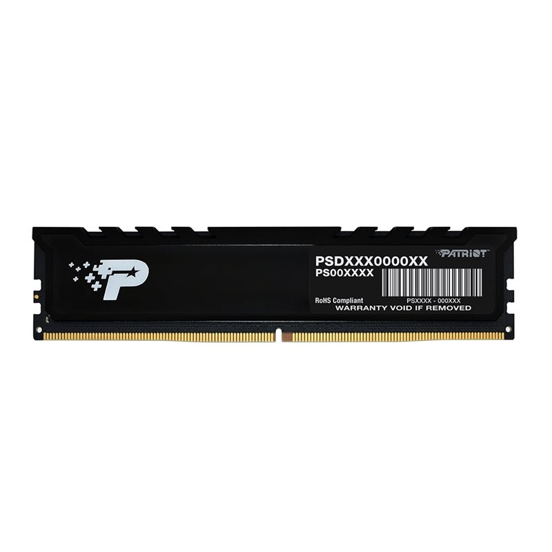 Patriot 16GB (1 x 16GB) Premium Signature, DDR5 5600MHz, CL46, 1.1V, musta