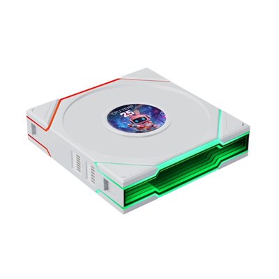 Lian Li UNI FAN TL LCD Flex Wireless, 120mm PWM-laitetuuletin, valkoinen