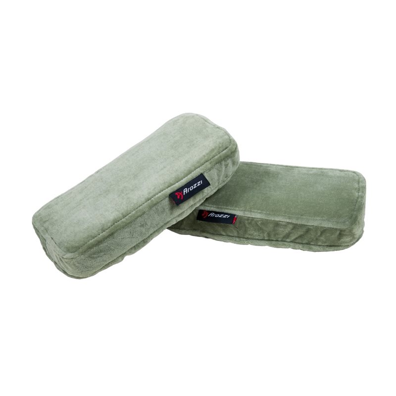 Arozzi Memory Foam Armrest Pads, muistivaahtotyynypari käsinojiin, metsänvihreä