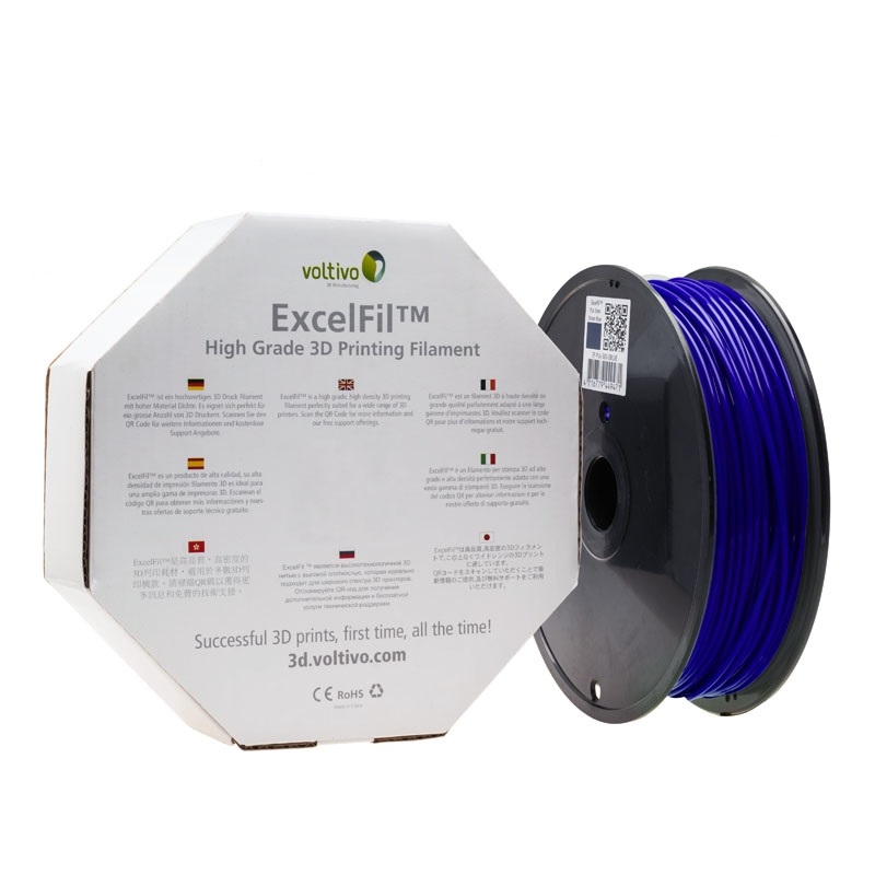Voltivo ExcelFil 3D tulostuslanka, ABS, 3mm, sininen