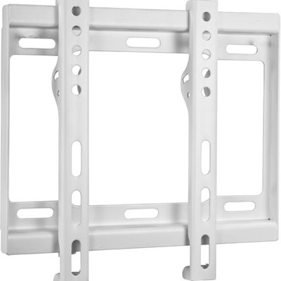 Deltaco 23-42" Wall Mount, -seinäteline näytölle, valkoinen