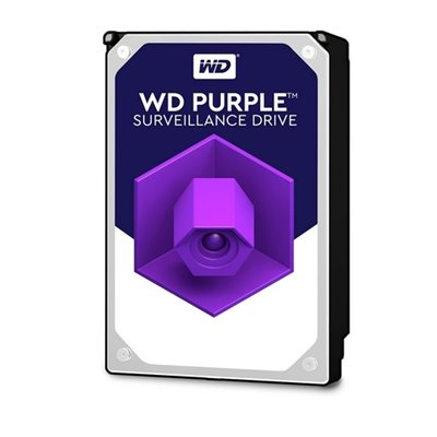 Western Digital 1TB WD Purple, sisäinen 3.5" kiintolevy, SATA III, 5400 rpm, 64MB