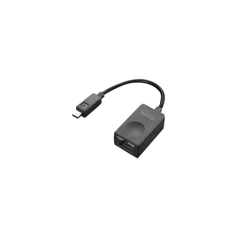 Lenovo ThinkPad Ethernet Expansion Cable -verkkosovitinkaapeli, musta
