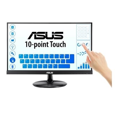 Asus 21,5" VT229H, Full HD -kosketusnäyttö, musta