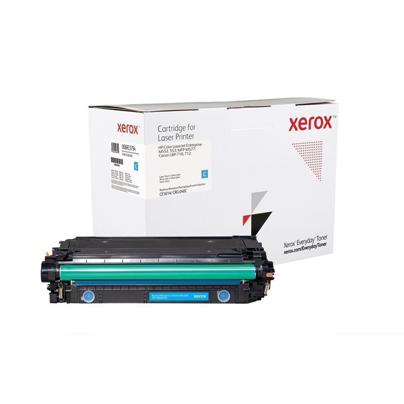 Xerox Everyday Toner -tarvikelaserväriainekasetti, syaani, jopa 5000 sivua (HP)