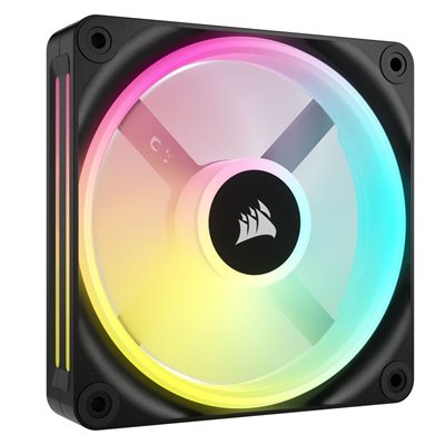 Corsair iCUE LINK QX120 RGB - Expansion Kit, 120mm PWM-laitetuuletin, musta