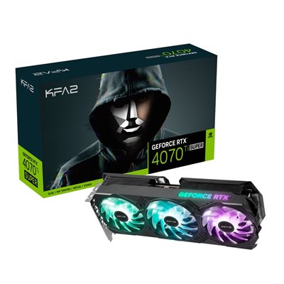 KFA2 GeForce RTX 4070 Ti SUPER EX Gamer 1-Click OC -näytönohjain, 16GB GDDR6