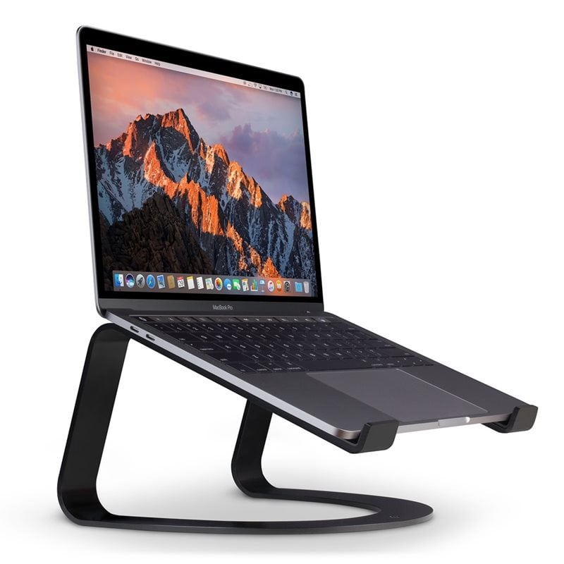 Twelve South Curve for MacBook, kannettavan tietokoneen jalusta, mattamusta