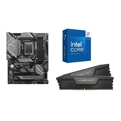 MSI Z790 GAMING PLUS WIFI + Core i7-14700K + 32GB DDR5 5600MHz (Bundletarjous!)